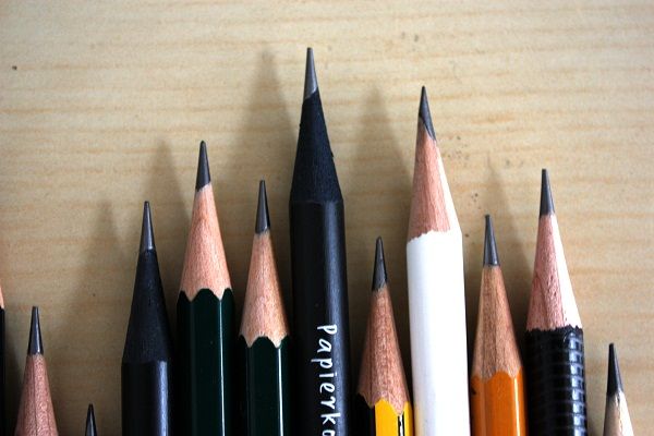  pointes de crayon - exemples de cône 