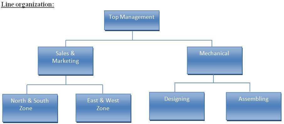 representation of the organization