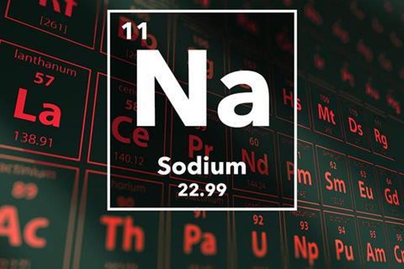 sodium element diagram